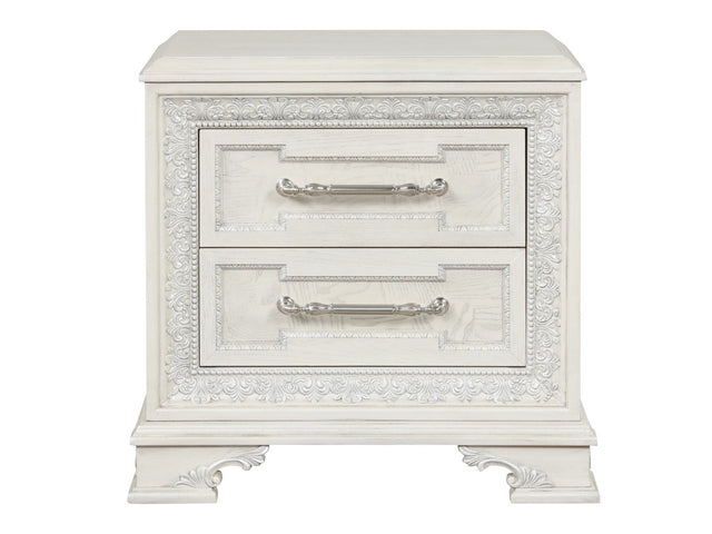 Stella Mia Creamy White Nightstand - Ornate Home