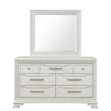 Stella Mia Creamy White Queen 4 Piece Bedroom Set - Ornate Home