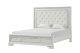 Stella Mia Creamy White Queen Full 4 Piece Bedroom Set - Ornate Home