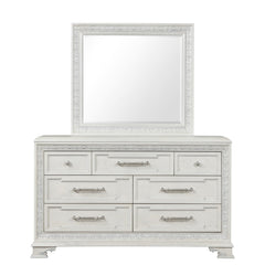 Stella Mia Creamy White Queen Full 4 Piece Bedroom Set - Ornate Home
