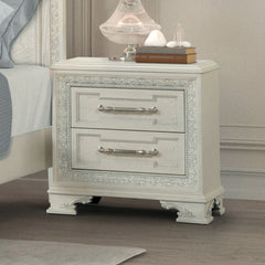 Stella Mia Creamy White Queen Full 5 Piece Bedroom Set w/Chest - Ornate Home