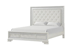 Stella Mia Creamy White Queen Full 5 Piece Bedroom Set w/Chest - Ornate Home