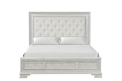 Stella Mia Creamy White Queen Full Bed - Ornate Home