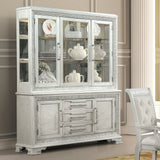 Stella Mia Ivory Hutch Buffet - Ornate Home