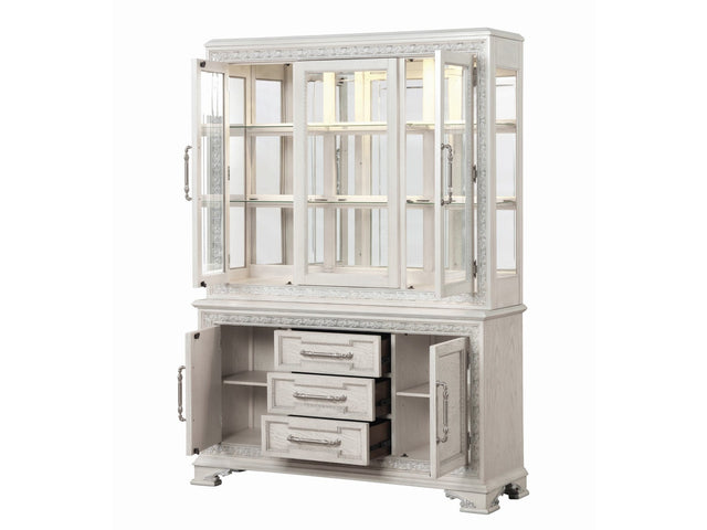 Stella Mia Ivory Hutch Buffet - Ornate Home