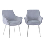 Stella Platinum Uph Chair (Set of 2) - Ornate Home