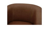 Stellan Brown Leather Accent Chair - Ornate Home