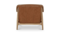 Stellan Tan Leather Accent Chair - Ornate Home