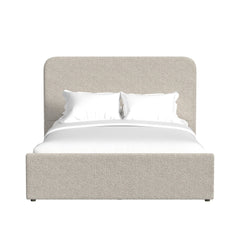 Stellar Beige Boucle Full UPH Bed with 13 Slats - Ornate Home