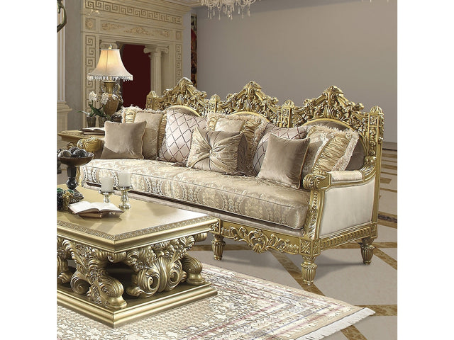 Stellar Metallic Gold Sofa  / HD-2659 - Ornate Home