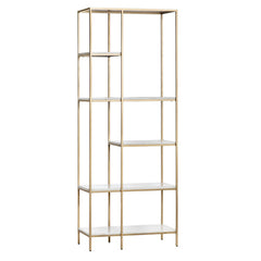 Stellar White/Gold Etagere - Ornate Home