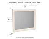 Stelsie White Bedroom Mirror (Online Special Price) - Ornate Home