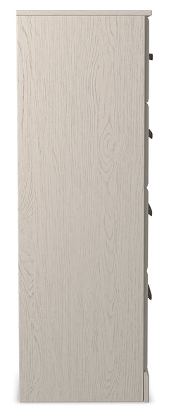Stelsie White Dresser & Mirror & Chest & Nightstand - Ornate Home