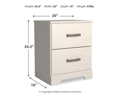 Stelsie White King Panel Bed, Dresser, Mirror, Chest and 2 Nightstands - Ornate Home
