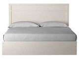 Stelsie White King Panel Bed (Online Special Price) - Ornate Home