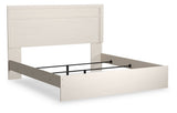 Stelsie White King Panel Bedroom Set with Chest and Nightstand (Online Special Price) - Ornate Home