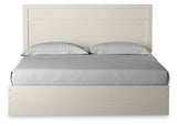 Stelsie White King Panel Bedroom Set with Dresser, Mirror and Nightstand (Online Special Price) - Ornate Home