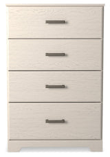 Stelsie White Queen Panel Bedroom Set with Chest and Nightstand (Online Special Price) - Ornate Home