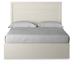 Stelsie White Queen Panel Bedroom Set with Chest and Nightstand - Ornate Home
