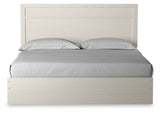 Stelsie White Stelsie King Panel Bed and Nightstand (Online Special Price) - Ornate Home
