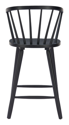 Stenger Black Counter Stool (Set of 2) - Ornate Home