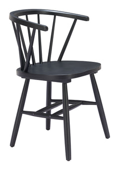 Stenger Black Dining Chair (Set of 2) - Ornate Home