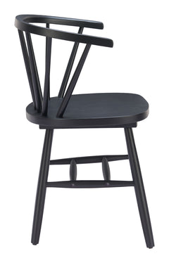 Stenger Black Dining Chair (Set of 2) - Ornate Home