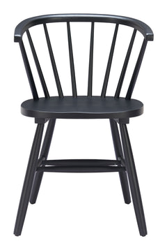 Stenger Black Dining Chair (Set of 2) - Ornate Home