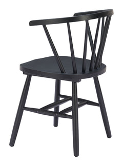 Stenger Black Dining Chair (Set of 2) - Ornate Home