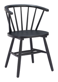 Stenger Black Dining Chair (Set of 2) - Ornate Home