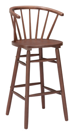 Stenger Walnut Barstool (Set of 2) - Ornate Home
