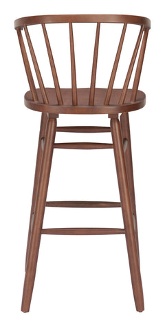 Stenger Walnut Barstool (Set of 2) - Ornate Home