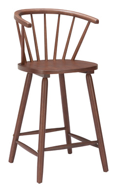 Stenger Walnut Counter Stool (Set of 2) - Ornate Home