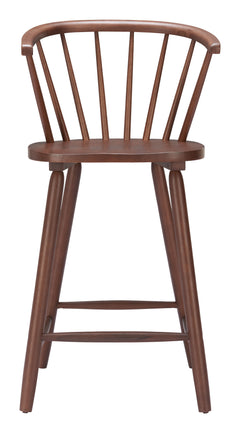 Stenger Walnut Counter Stool (Set of 2) - Ornate Home
