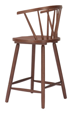 Stenger Walnut Counter Stool (Set of 2) - Ornate Home