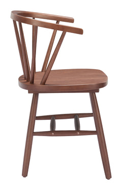 Stenger Walnut Dining Chair (Set of 2) - Ornate Home