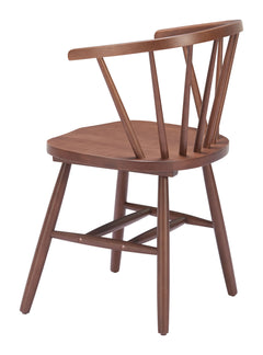 Stenger Walnut Dining Chair (Set of 2) - Ornate Home