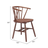 Stenger Walnut Dining Chair (Set of 2) - Ornate Home