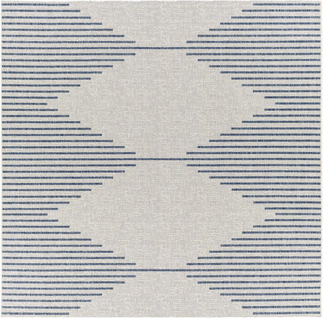 Stephan Blue & Cream Outdoor Rug - Ornate Home