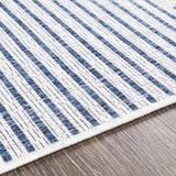Stephan Blue & Cream Outdoor Rug - Ornate Home