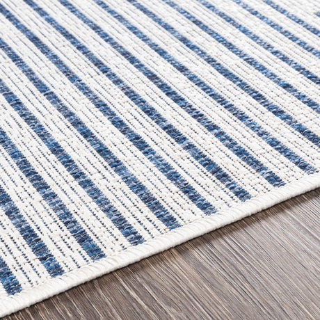 Stephan Blue & Cream Outdoor Rug - Ornate Home