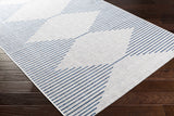 Stephan Blue & Cream Outdoor Rug - Ornate Home