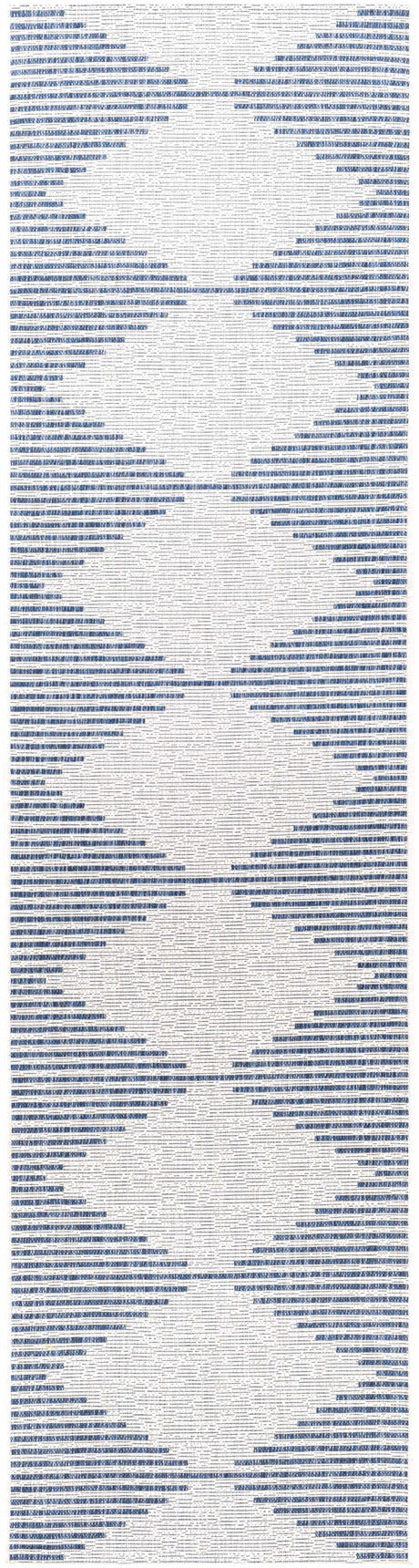 Stephan Blue & Cream Outdoor Rug - Ornate Home