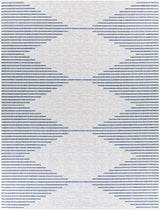 Stephan Blue & Cream Outdoor Rug - Ornate Home