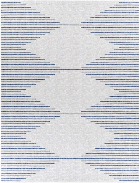 Stephan Blue & Cream Outdoor Rug - Ornate Home