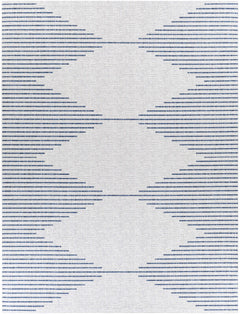 Stephan Blue & Cream Outdoor Rug - Ornate Home