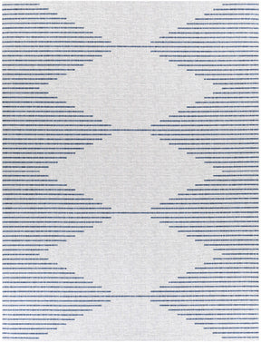 Stephan Blue & Cream Outdoor Rug - Ornate Home