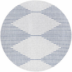Stephan Blue & Cream Outdoor Rug - Ornate Home