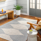 Stephan Blue & Gray Outdoor Rug - Ornate Home