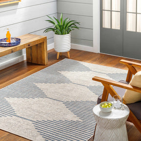 Stephan Blue & Gray Outdoor Rug - Ornate Home